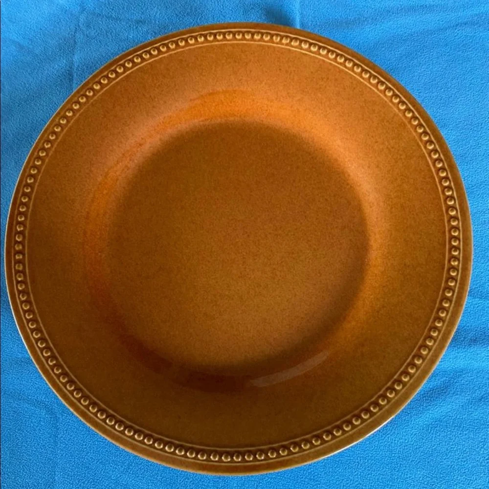 Pier 1 Spice Route Nutmeg Dinner and Salad Plate Set